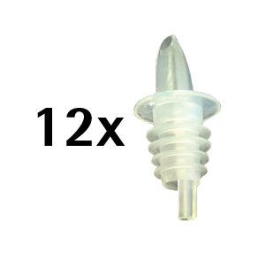 Free flow pourer fast, opaque,