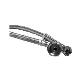 Rustfri tillbsslange m/rustfri armering. VA-Godkendt