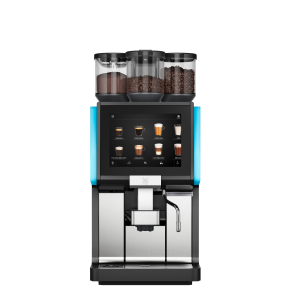 WMF 1500 S+, Dynamic Milk, 2 bean hoppers & 1 topping hopper