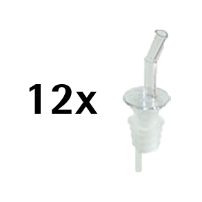 Skænkeprop i transparant plast